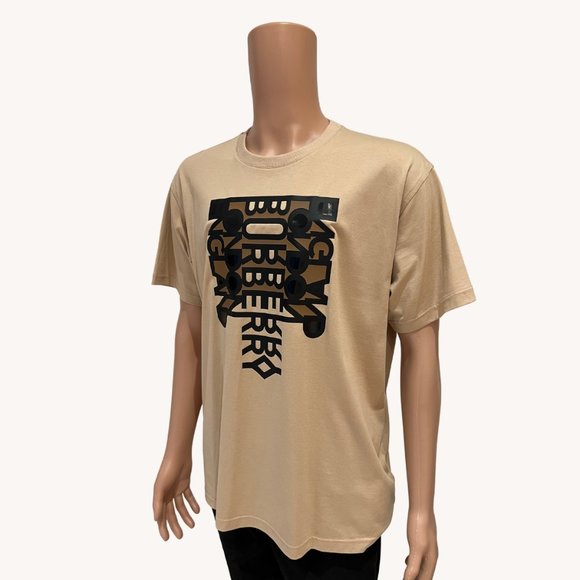 BURBERRY Graphic Print Crew Neck T-Shirt in size M - Picture 2 of 8